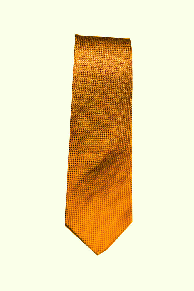 Tie Silk Oxford Orange