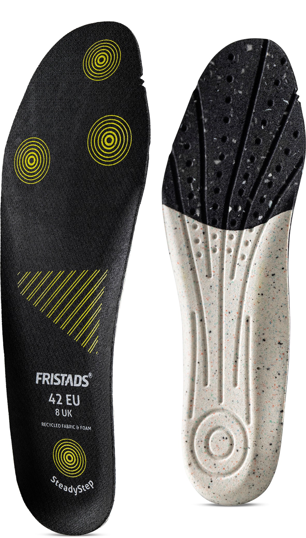Fristads SteadyStep innersula, 5 mm drop Svart