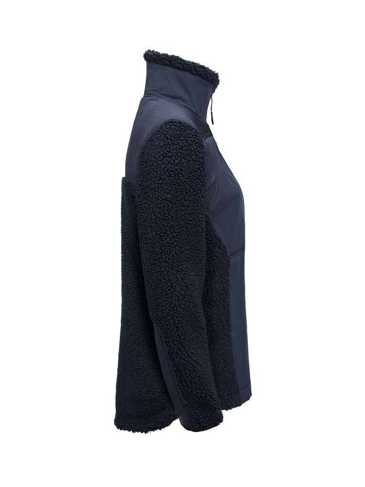 1174 Pile Jacket W Marinblå