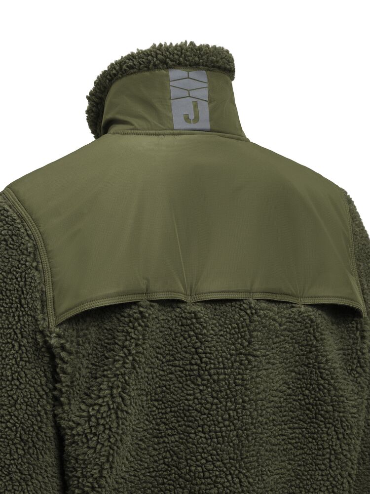 1174 Pile Jacket W Olivgrön