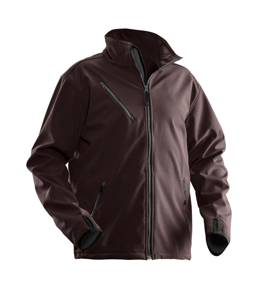 1201 Softshelljacka Brun