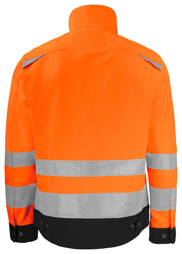 1231 Hantverksjacka Varsel Orange/Svart