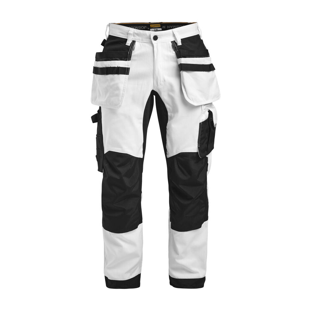 2174 Målarbyxa Core Stretch Vit/Svart