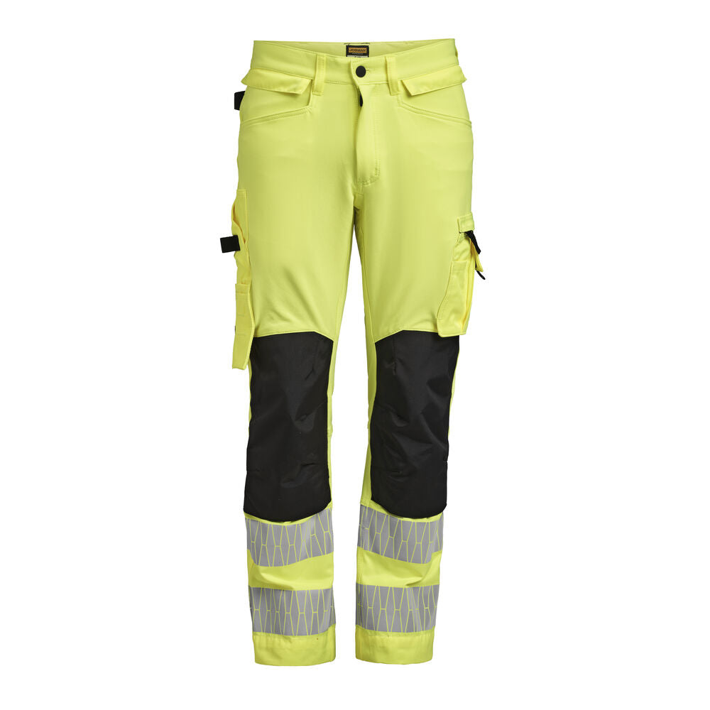 2291 Hantverksbyxa Stretch Varsel Gul/Svart