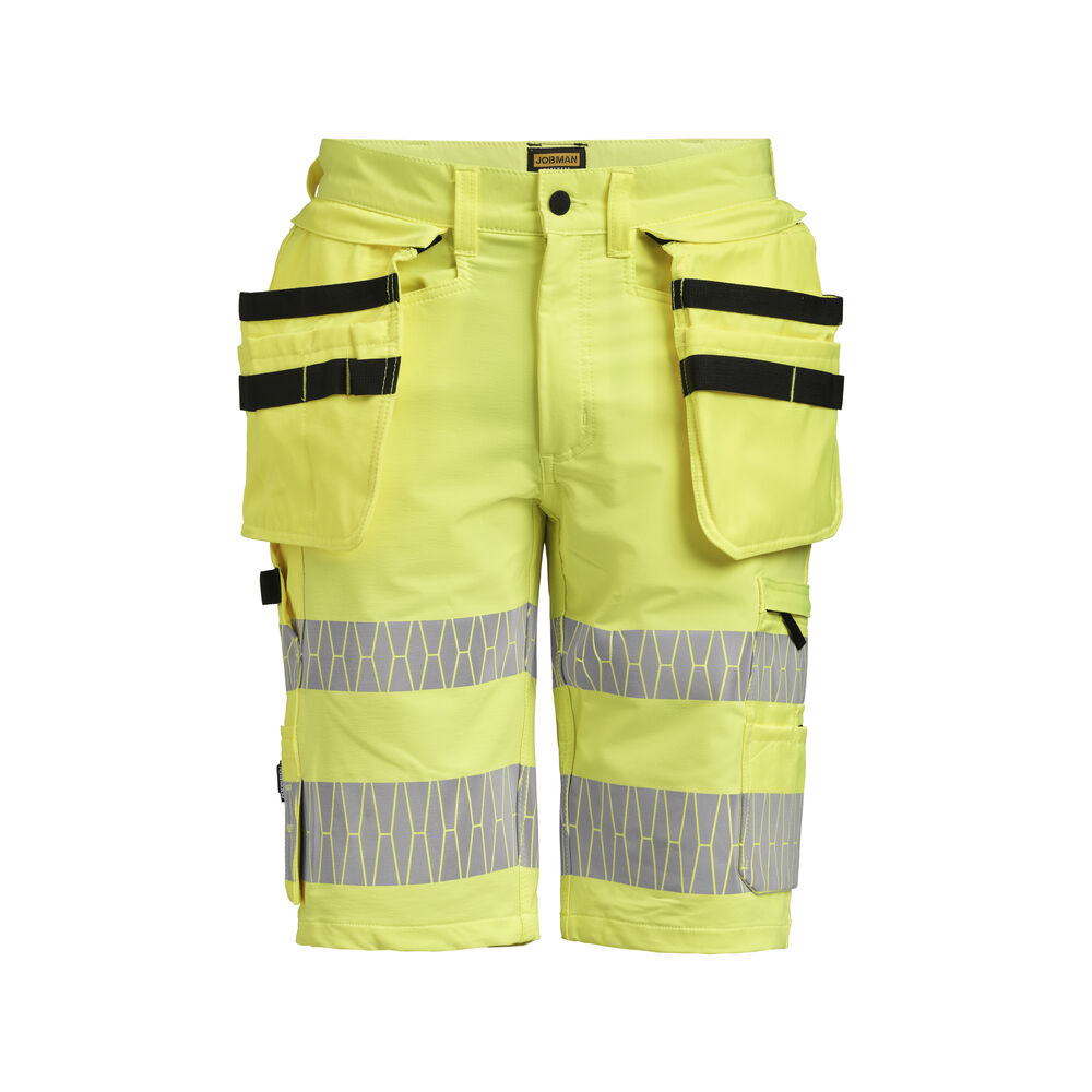 2296 Hantverksshorts Stretch Varsel Gul