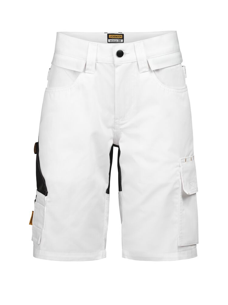 2337 Hantverksshorts semistretch Dam Vit/Svart