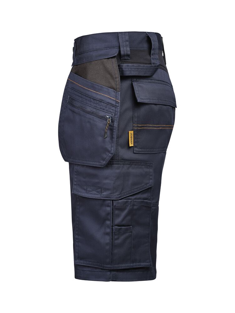 2337 Hantverksshorts semistretch Dam Marinblå/Svart
