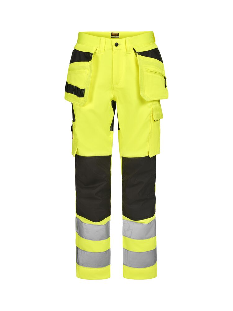 2379 Hantverksbyxa Stretch Varsel Gul/Svart