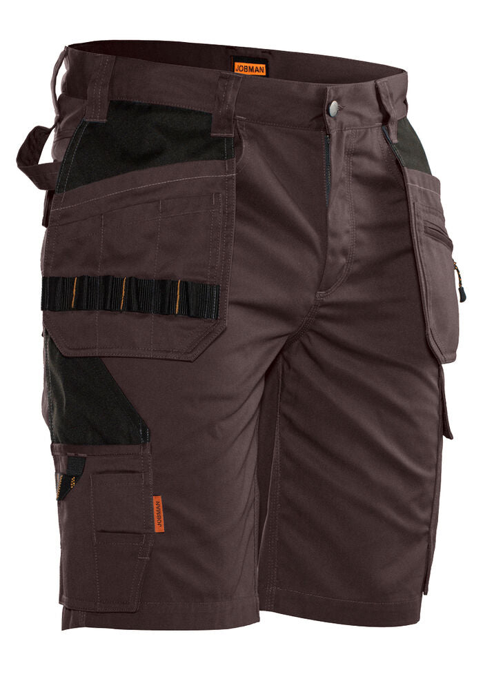 2722 Hantverksshorts Brun/Svart