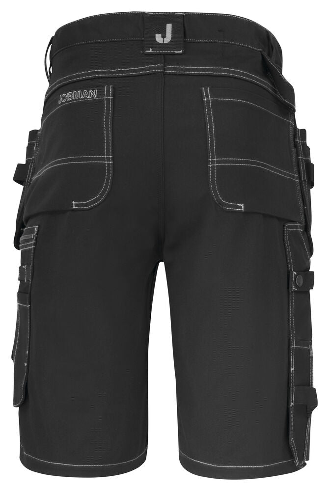 2733 Hantverksshorts Bomull Svart