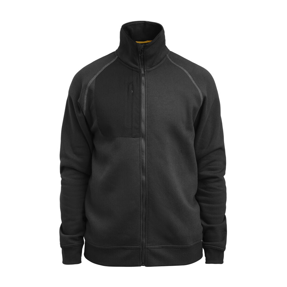 5141 Sweatshirt Hel-Zip Svart