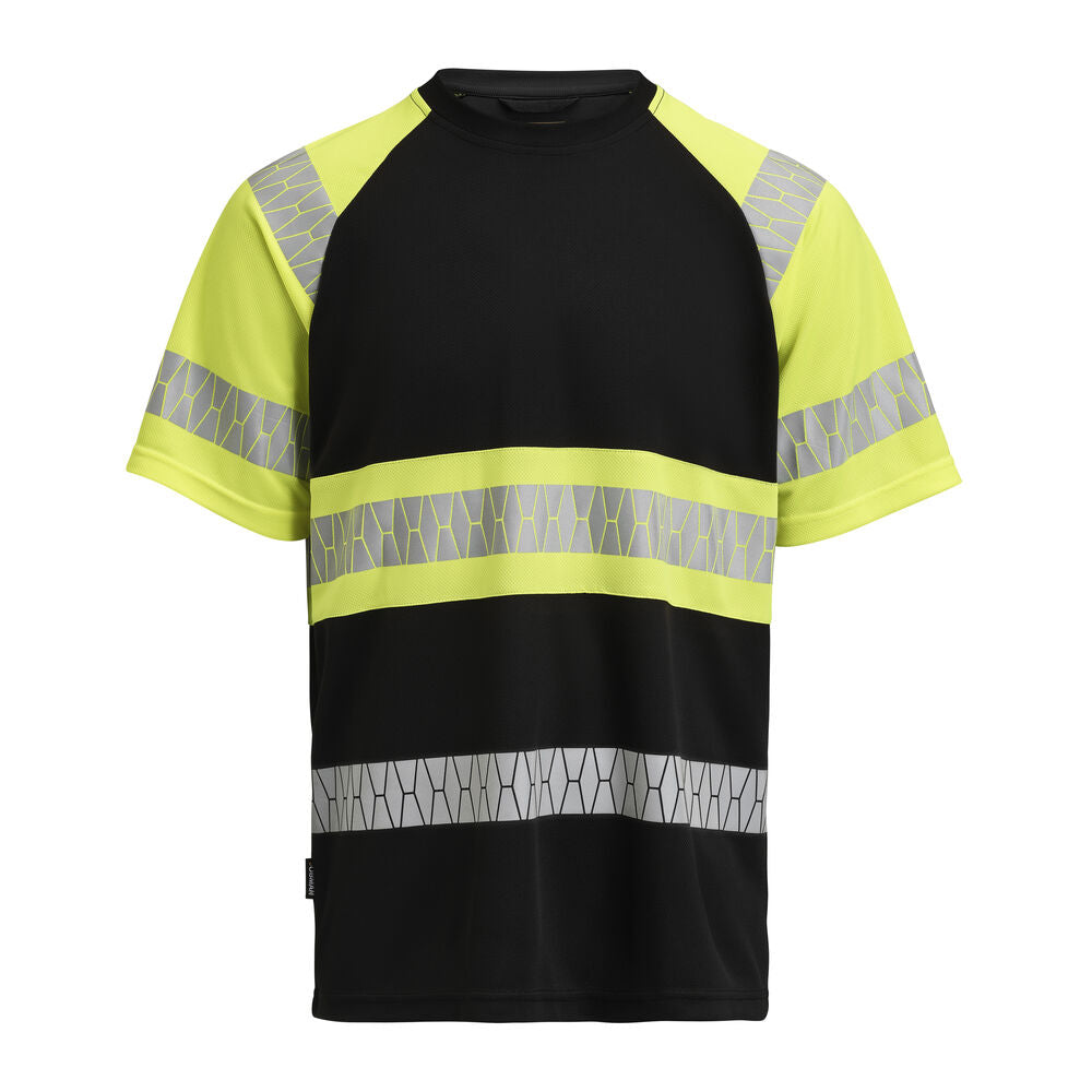 5226 T-shirt Varsel Svart/Gul