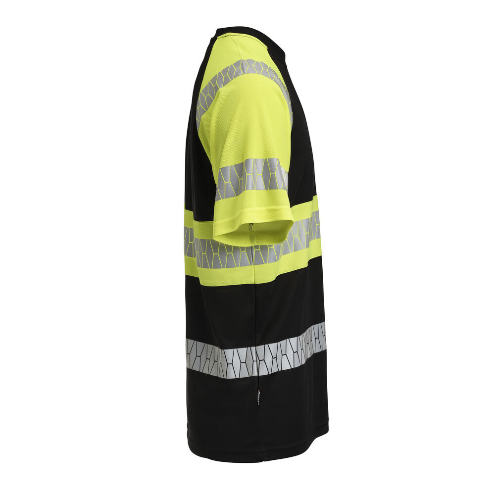 5226 T-shirt Varsel Svart/Gul