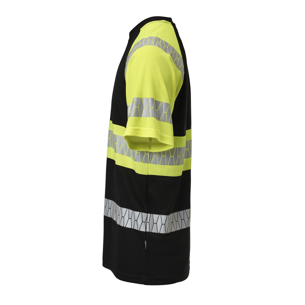 5226 T-shirt Varsel Svart/Gul