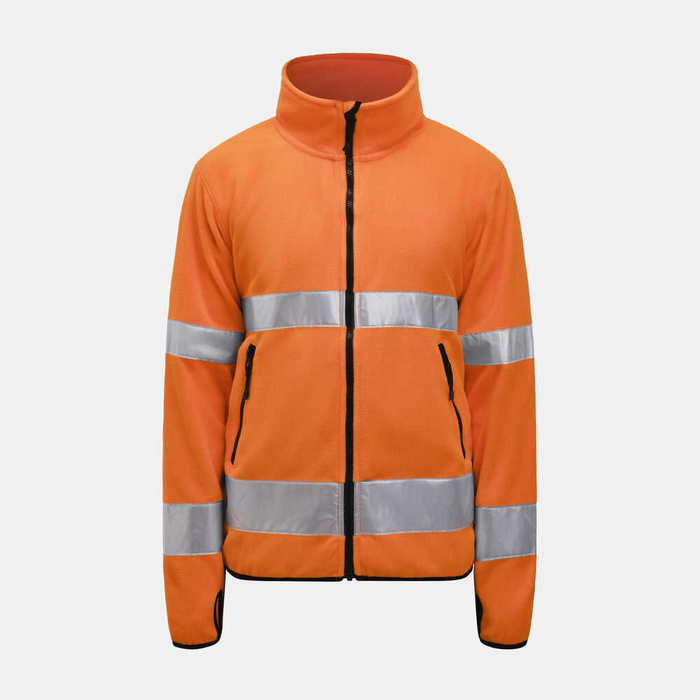 5502 Fleecejacka Varsel Orange