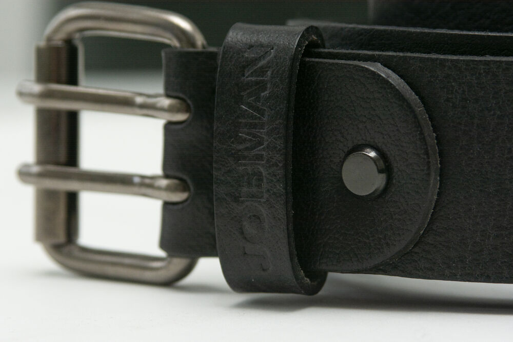9307 Bälte Läder Svart