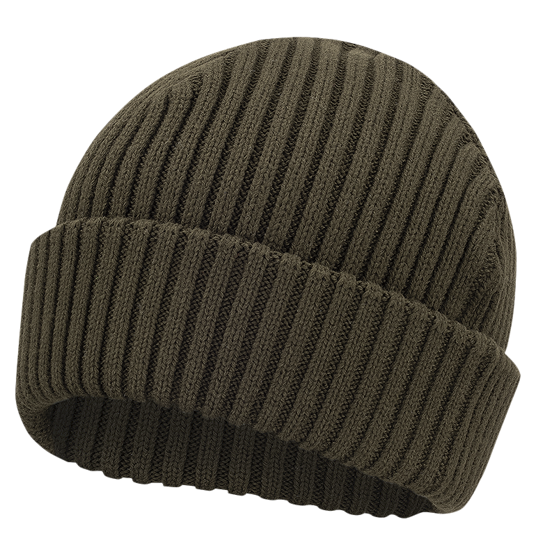 Ribbed Soft Cap Grön