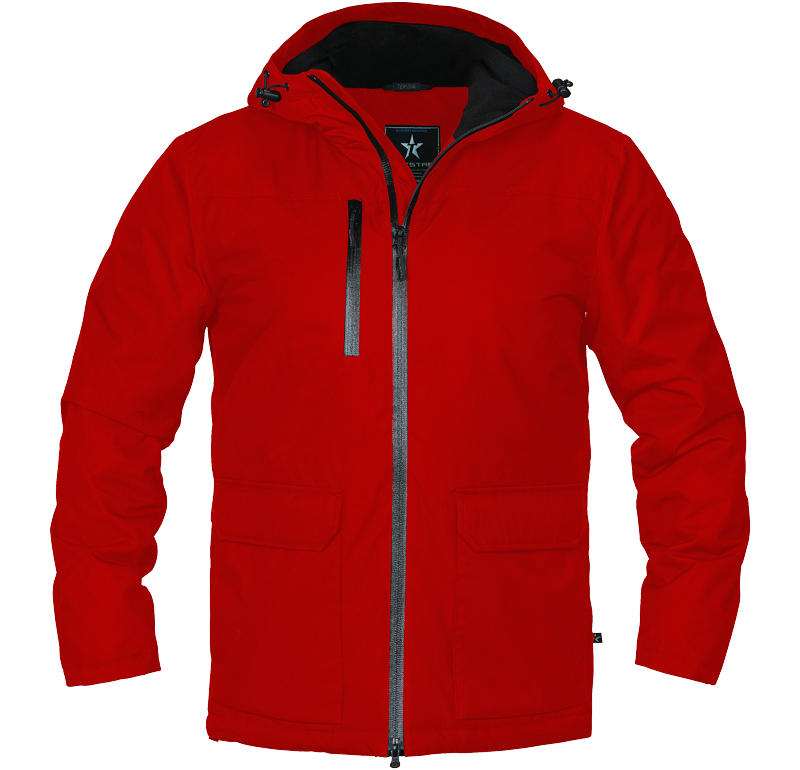 Winter Jacket Long Röd