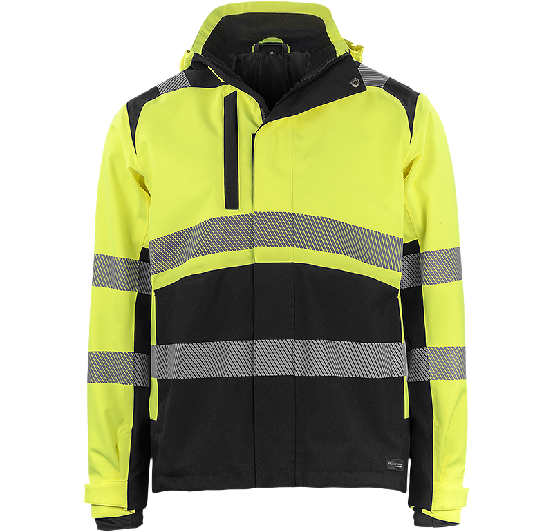 Hi-Vis Functional Shell Jacket Gul/Svart