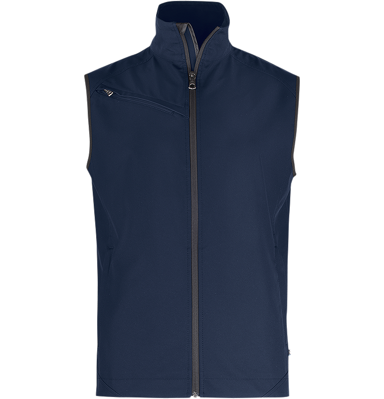 Softshell Vest Marinblå