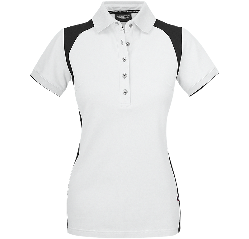 Stretch Pique Shirt Vit