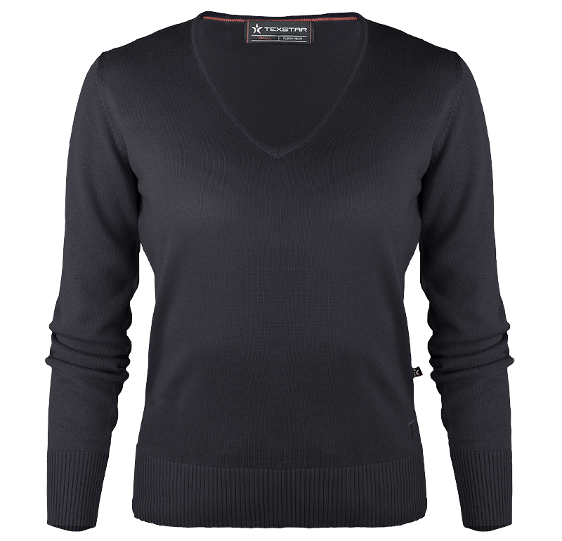 Pullover V-ringad (50/50) Marinblå