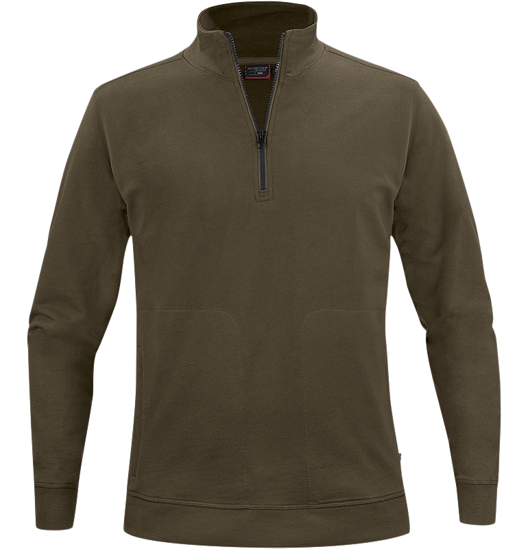 Crew Half Zip Sweater Grön