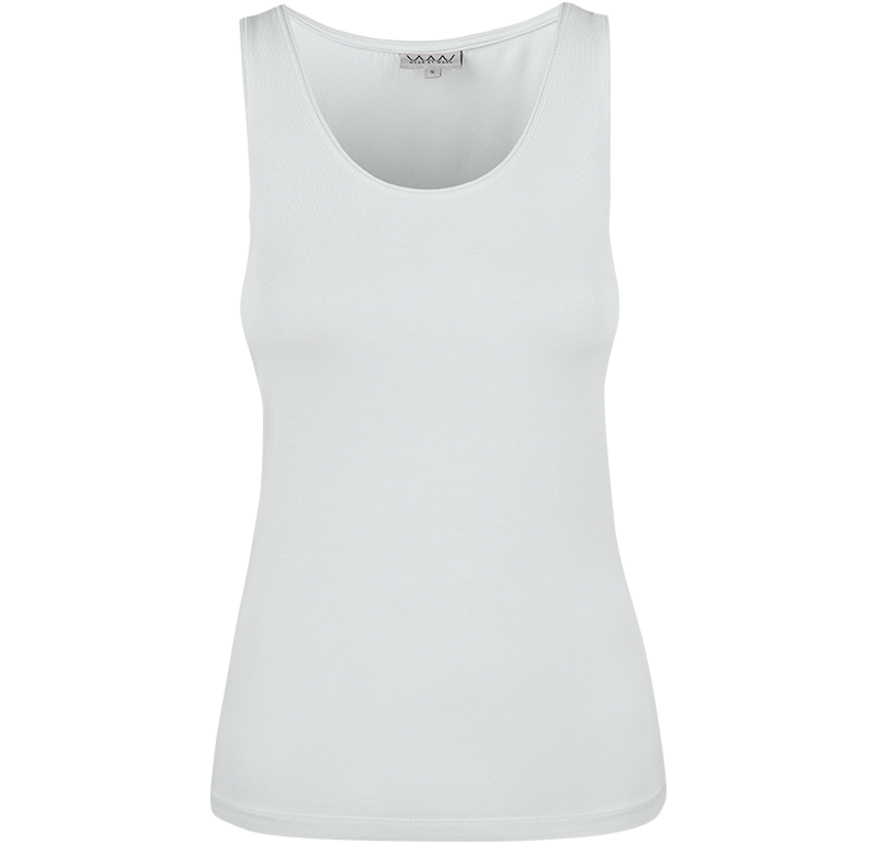 Ladies Soft Tank Top Vit