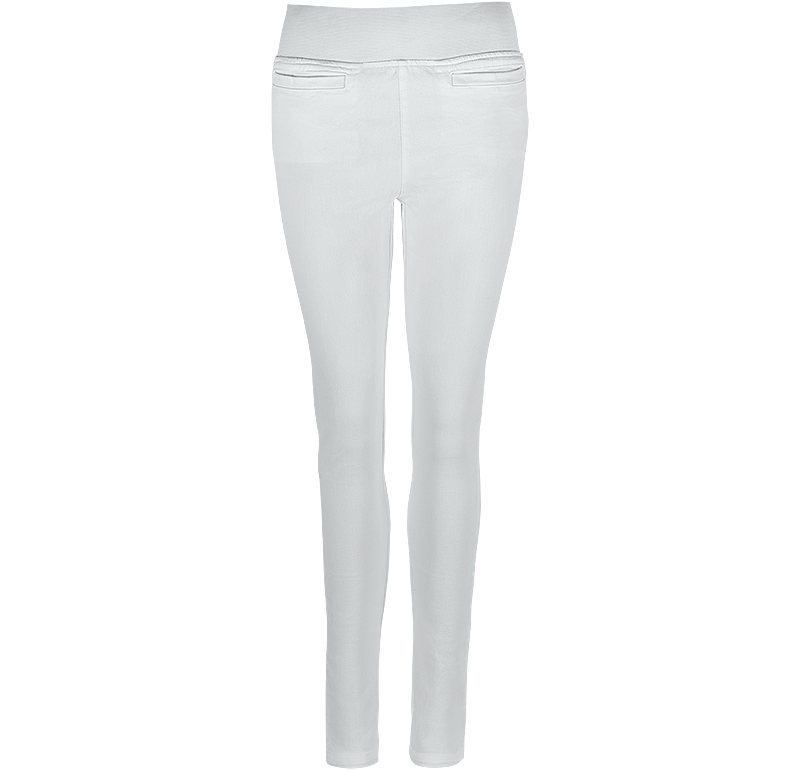 Ladies Stretch Jeans Vit