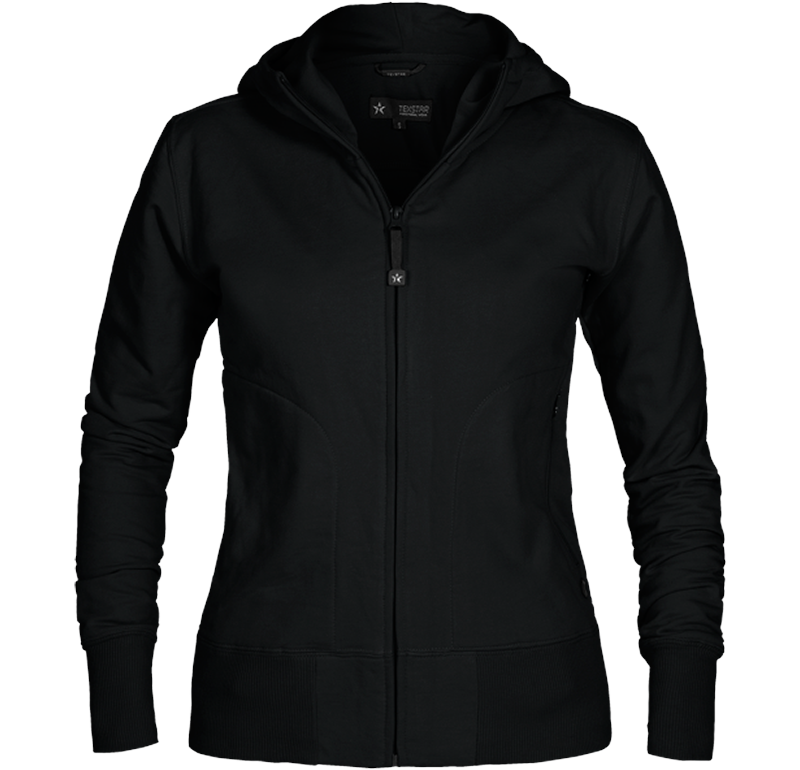 Hooded Cardigan Svart