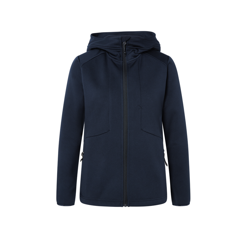 GRIT Zip Hoodie Marinblå