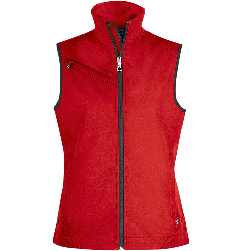 Softshell Vest Röd