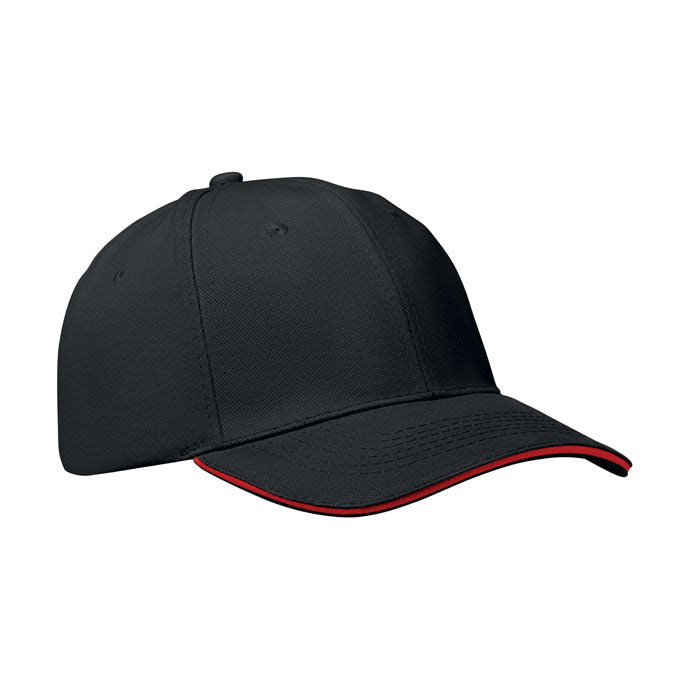BUFFALO KEPS 6 PANELS 260g Buffalo Svart/Röd