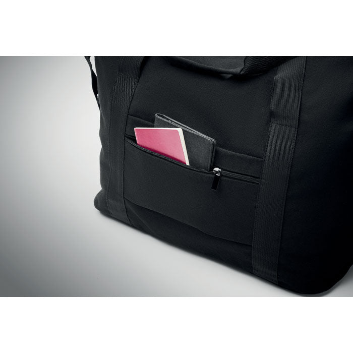 Weekendbag återvunnet material Koper Tote Svart