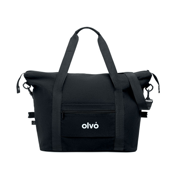 Weekendbag återvunnet material Koper Tote Svart