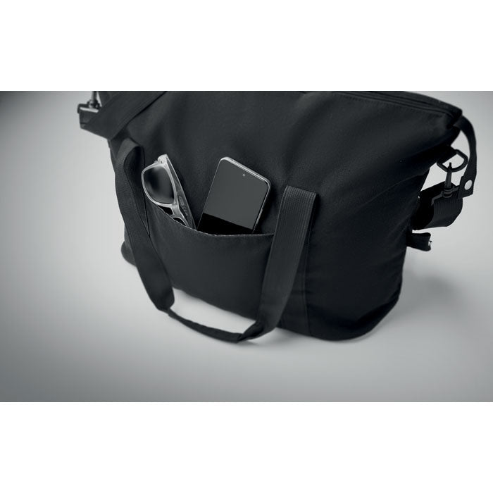 Weekendbag återvunnet material Koper Tote Svart