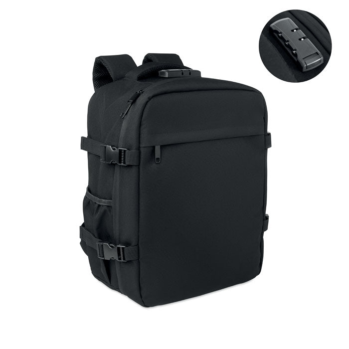 15" RPET-dataryggsäck 20L Lock&go Svart