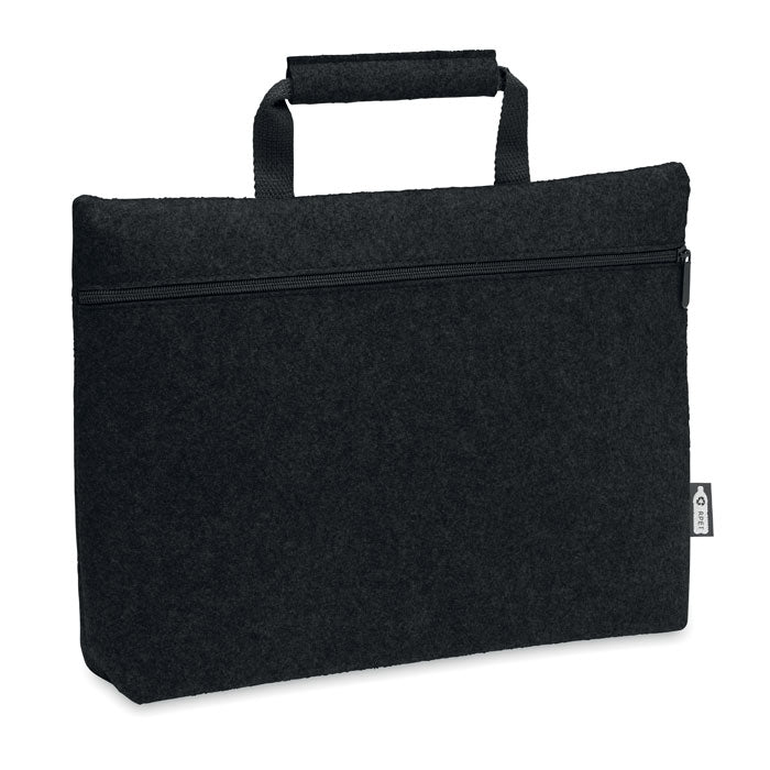 15" Laptopväska i RPET-filt Tapla Svart