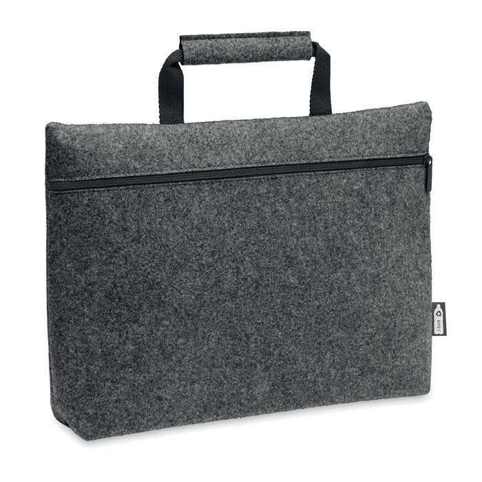 15" Laptopväska i RPET-filt Tapla Stengrå