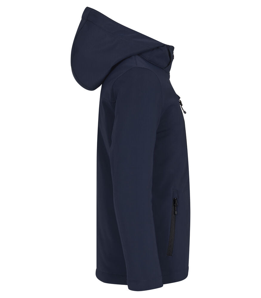 Padded Hoody Softshell Junior Mörk marin