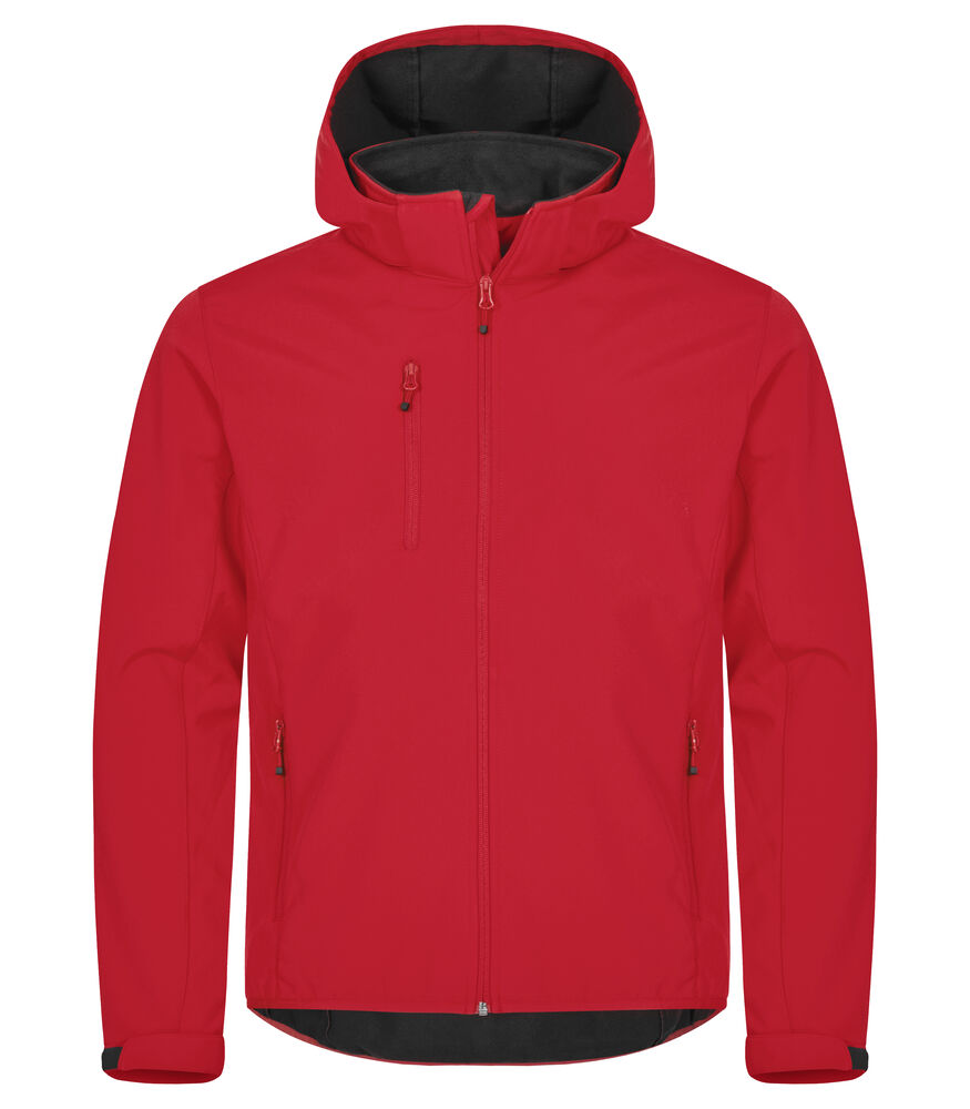 Classic Softshell Hoody Röd