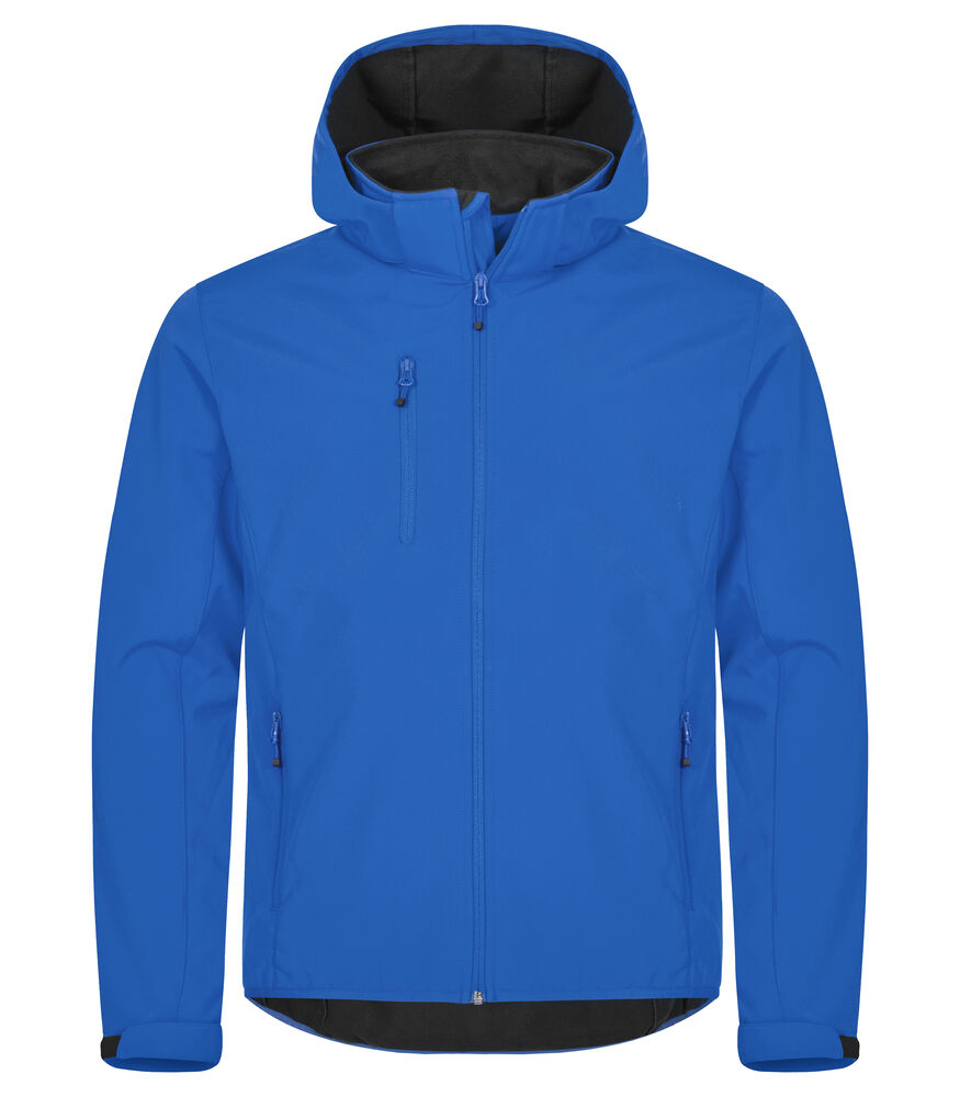 Classic Softshell Hoody Royalblå