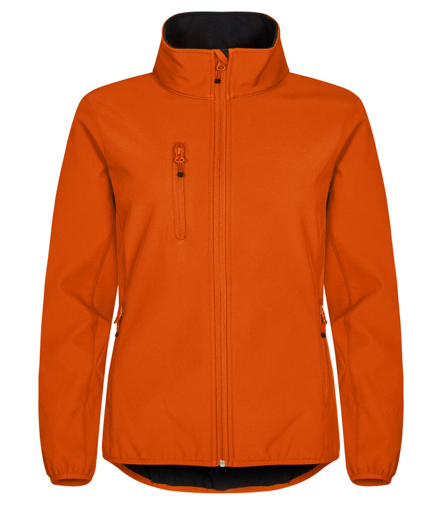 Classic Softshell Jacket Women Orange