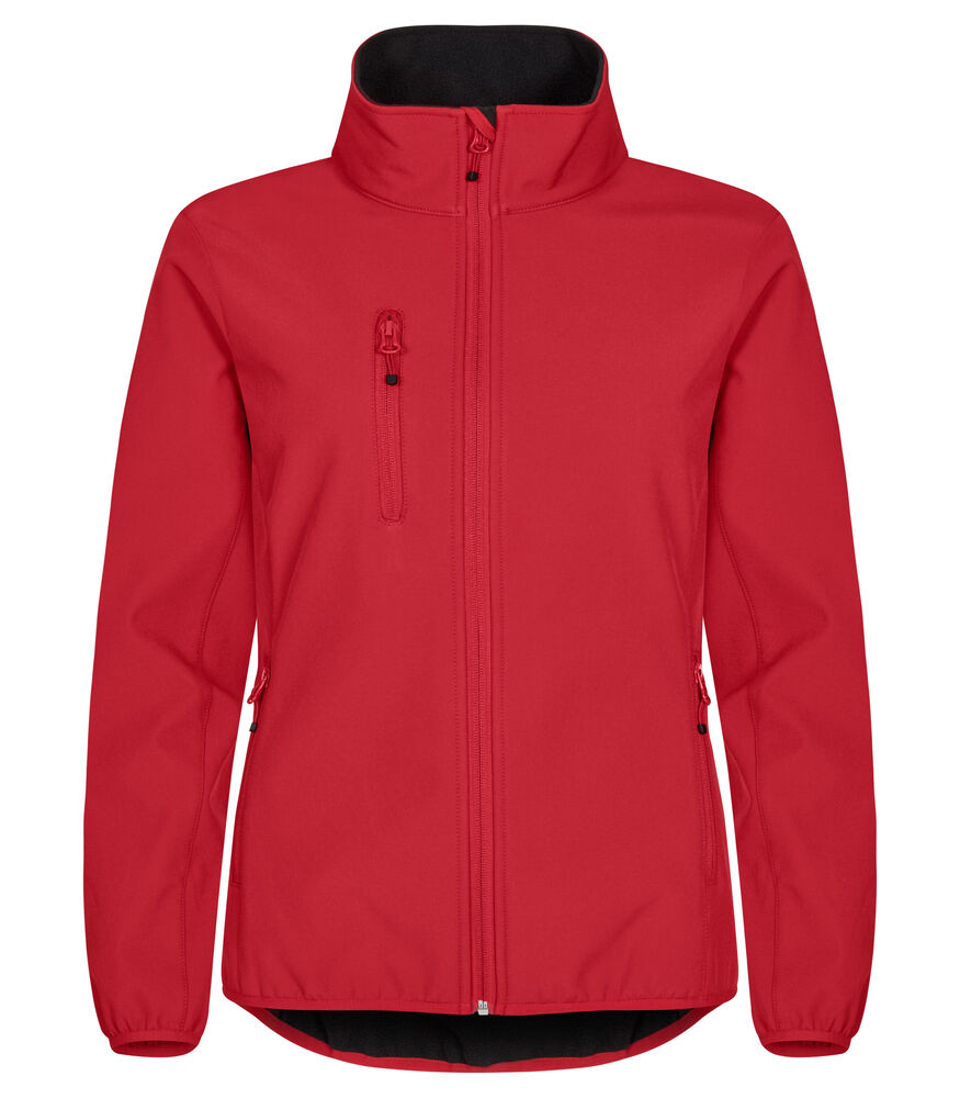Classic Softshell Jacket Women Röd
