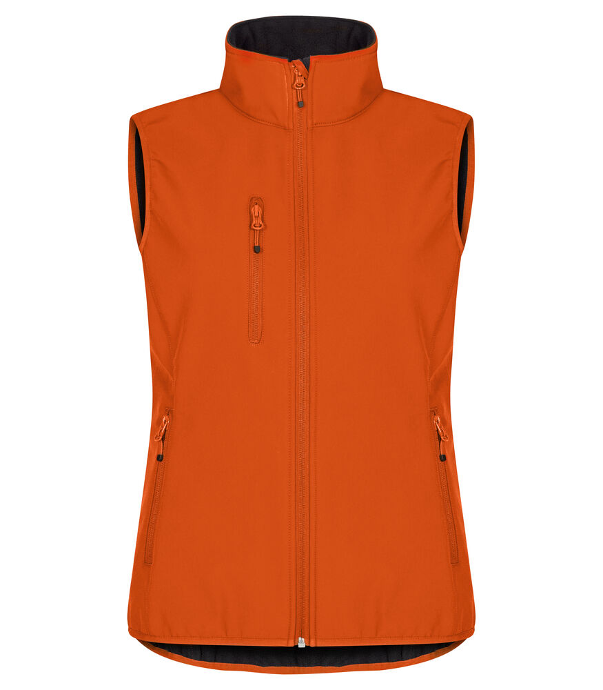 Classic Softshell Vest Women Orange