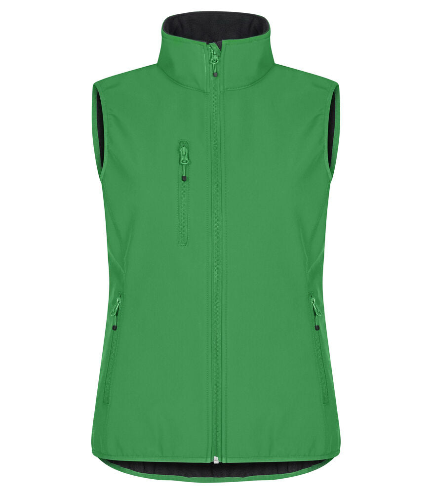 Classic Softshell Vest Women Äpplegrön