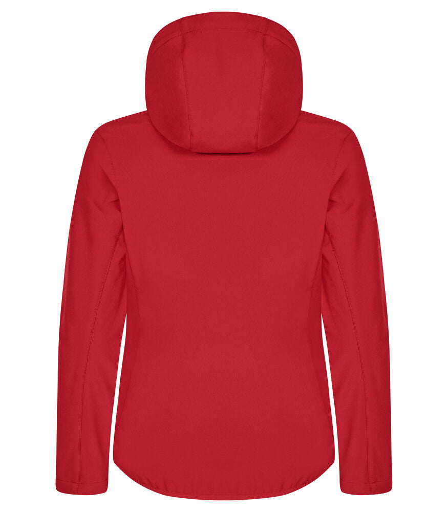 Classic Softshell Hoody Women Röd