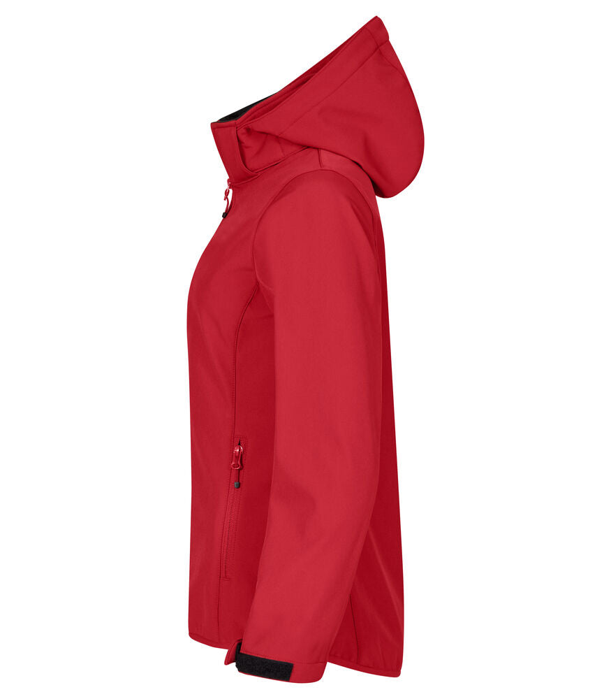 Classic Softshell Hoody Women Röd