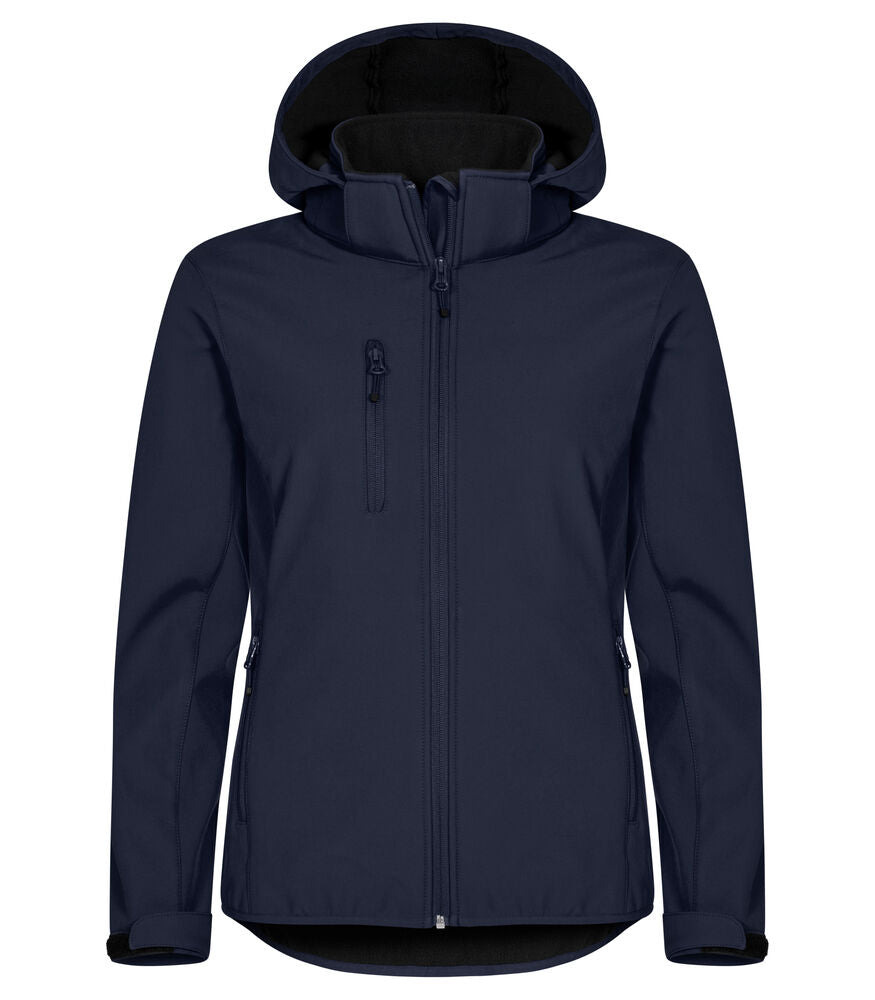 Classic Softshell Hoody Women Mörkmarin