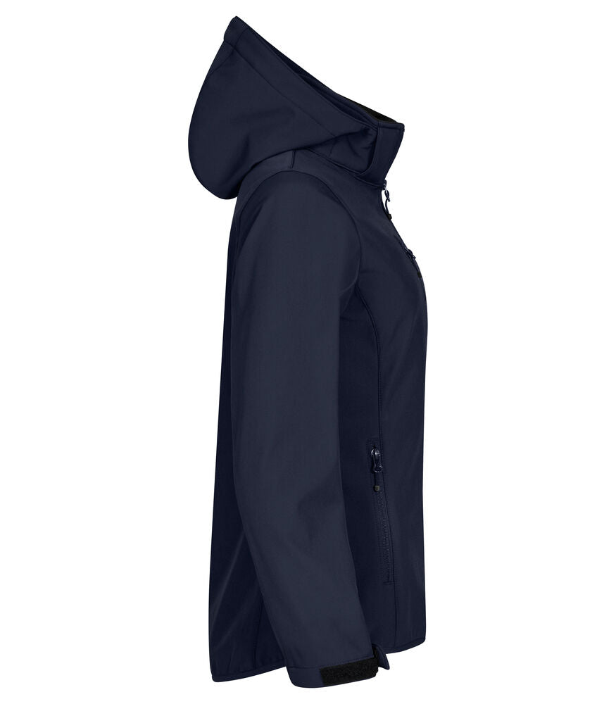 Classic Softshell Hoody Women Mörkmarin